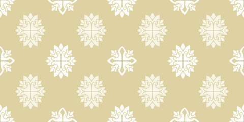 Seamless damask pastele pattern wallpaper. Vintage decor in Victorian style.