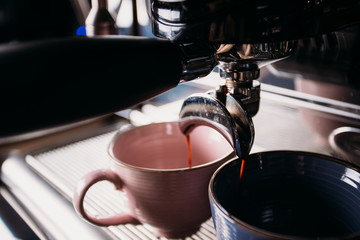 coffee machine in a cafe