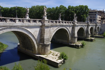 Fototapeta premium St.Angelo Brücke, Rom, Italien