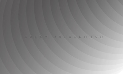 Premium Luxury light white-gray wallpaper and background illustration. Modern silver grey background with stylish curved elements. Rich abstract design for header, website template, landing, banner