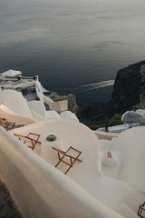 Santorini view in the afternoon
