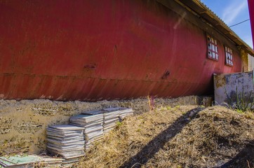 
house in the trailer