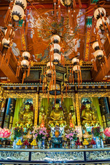 The Hall of the Great Hero at Po Lin Monastery, Lantau Island, Hong Kong
