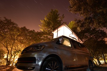 Campervan Camping Nacht