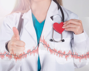 Digital illustration of a doctor wearing a facial mask about data processing, statistics displayed in the background. Covid 19 Corvirus Pandemic Medicine Digital Outbreak Concept