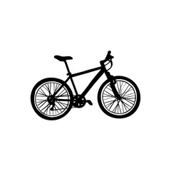 Fototapeta na wymiar bicycle isolated on white background