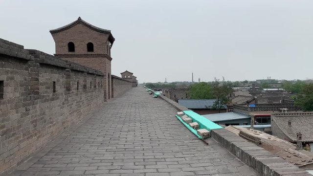 Rempart &agrave; Pingyao, Chine