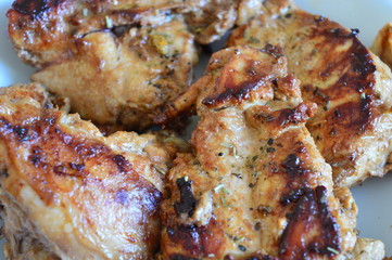 grilled chicken legs