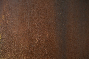Rusty texture of old metal sheet