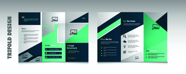 Corporate Brochure design template in vector