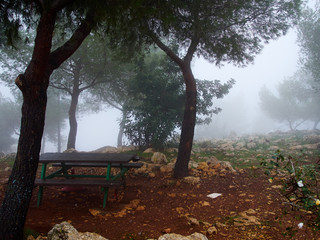 Mount Precipice in Nazareth in the Galilee region in  Israel