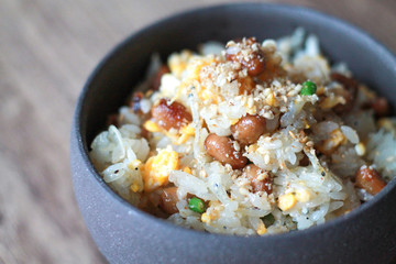 Natto factory and natto dishes.