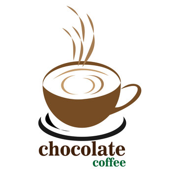 cappuccino coffee logo design write