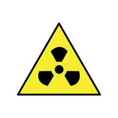 Fototapeta premium Radiation Icon Design Vector Template