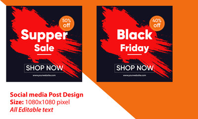 Trendy Fashion Shop- Social Media Posts