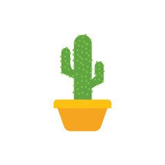 Cactus icon design template vector isolated