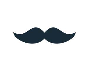 Mustache Icon Vector Logo Template Illustration Design