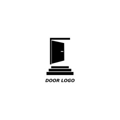 Set of door logo template vector icon illustration