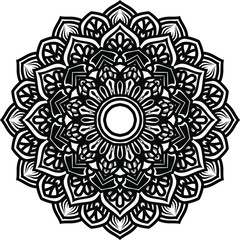 circular pattern mandala art