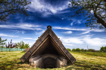 Keller bei Ócsa im Naturschutzgebiet, in Ungarn