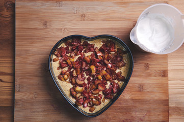 Veganer Rhabarberkuchen