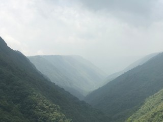 view of the mountains