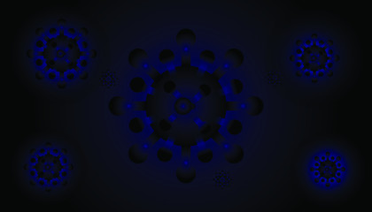 blue abstract background