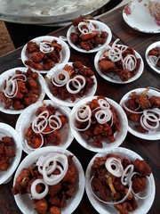 traditional indian chiken fry food