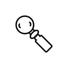 Magnifying Icon Design Vector Template