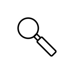 Magnifying Icon Design Vector Template
