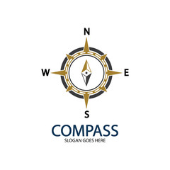 Creative Compass Concept Logo Design Template