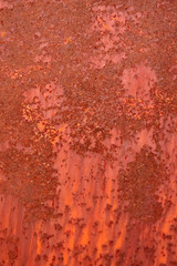 Rust red metal texture background