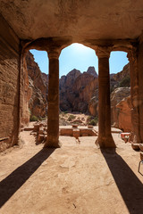 Obraz premium tempio a Petra, Giordania