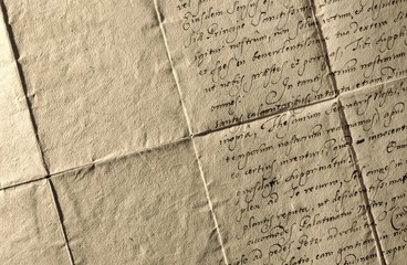 Old document in Latin and Polish – AD 1707 – nice calligraphy. Stary dokument po łacinie i po polsku – 1707 rok – ładna kaligrafia.
