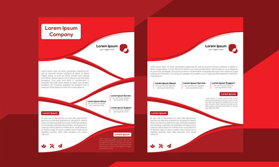 Annual business report, brochure flyer design, template vector Design, Leaflet presentation Design, layout in A4 size.
