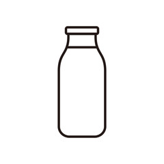 Milk Bottle icon vector illustration sign
