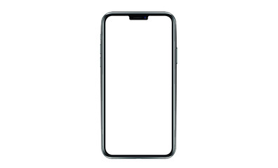 Smartphone similar to iphone xs max with blank white screen for Infographic Global Business Marketing Plan , mockup model similar to iPhonex isolated Background of ai digital investment economy. HD 