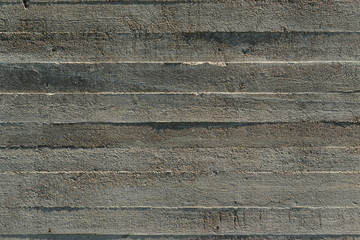 WW2 bunker, Jersey, U.K. Concrete wall.