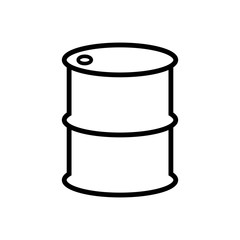 oil barrel icon vector template