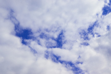 blue sky and white clouds
