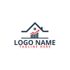 Real estate company vector logo design
