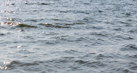 waves of water on the sea as a background