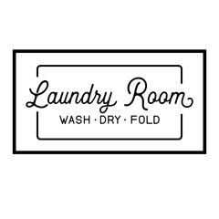 Laundry Room SVG - Wash Dry Fold