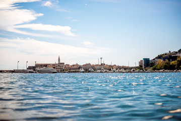 Fototapeta premium Sea Old town Budva Montenegro travel journey trip recreation summer spring