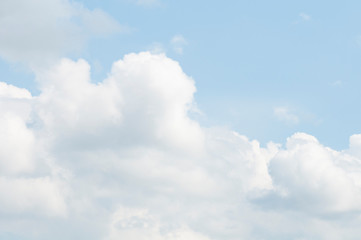 Naklejka na ściany i meble Background summer sky. Blue background. blue sky background with tiny clouds