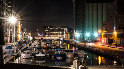 Fototapeta premium leuven harbor