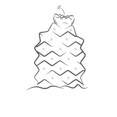 Isolated cactus icon