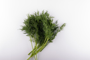 bunch of fresh urocup close-up on a white background