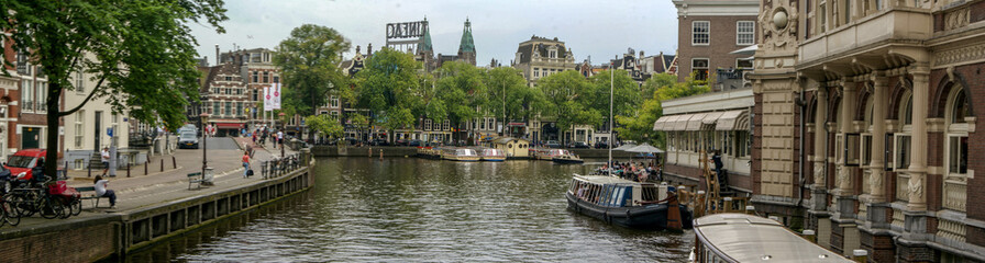 Obraz premium Canales de Ámsterdam