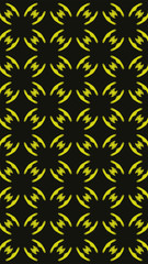 Ornate geometric pattern and abstract colored background